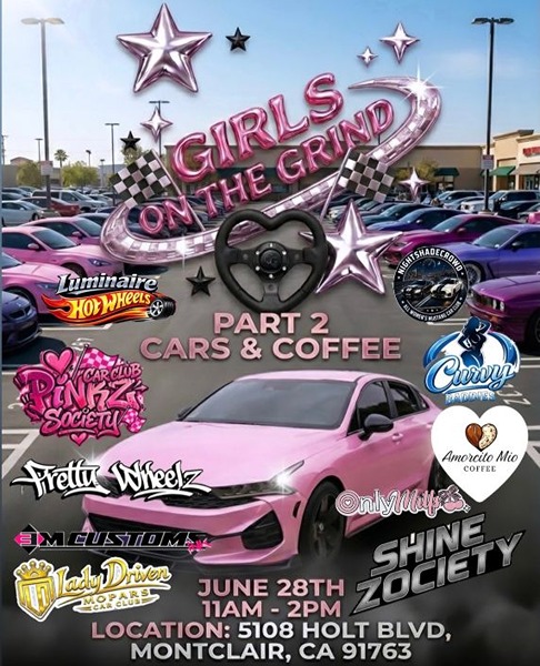 Girls on the Grind Car Show flyer June 2026